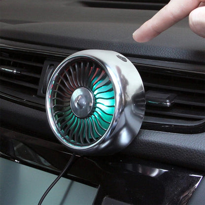 MINI VENTILADOR USB VEHICULO 3 VELOCIDADES