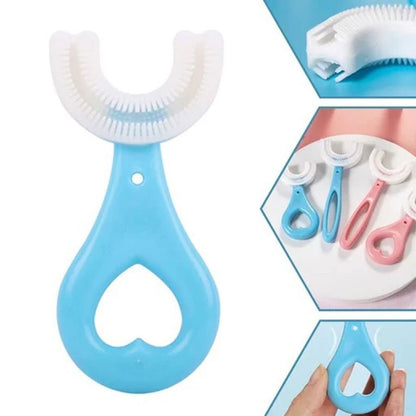 Cepillo de dientes en forma de U para niños