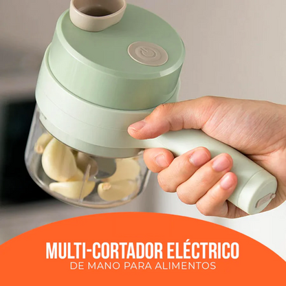 Cortador eléctrico de verduras y vegetales