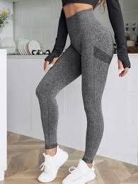 Leggins Mujer Push Up gris S/M