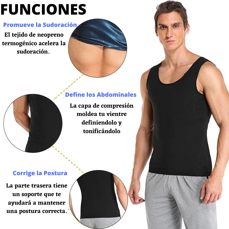 Camiseta Moldeadora de Hombre OFERTA REMATE solo hasta el 7 de JUNIO