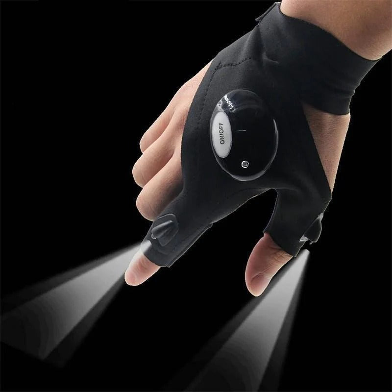 GUANTES LED CON LUCES IMPERMEABLES