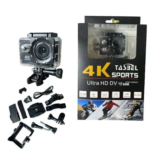 Cámara Deportiva 4k Ultra Hd Sumergible 30 Mt