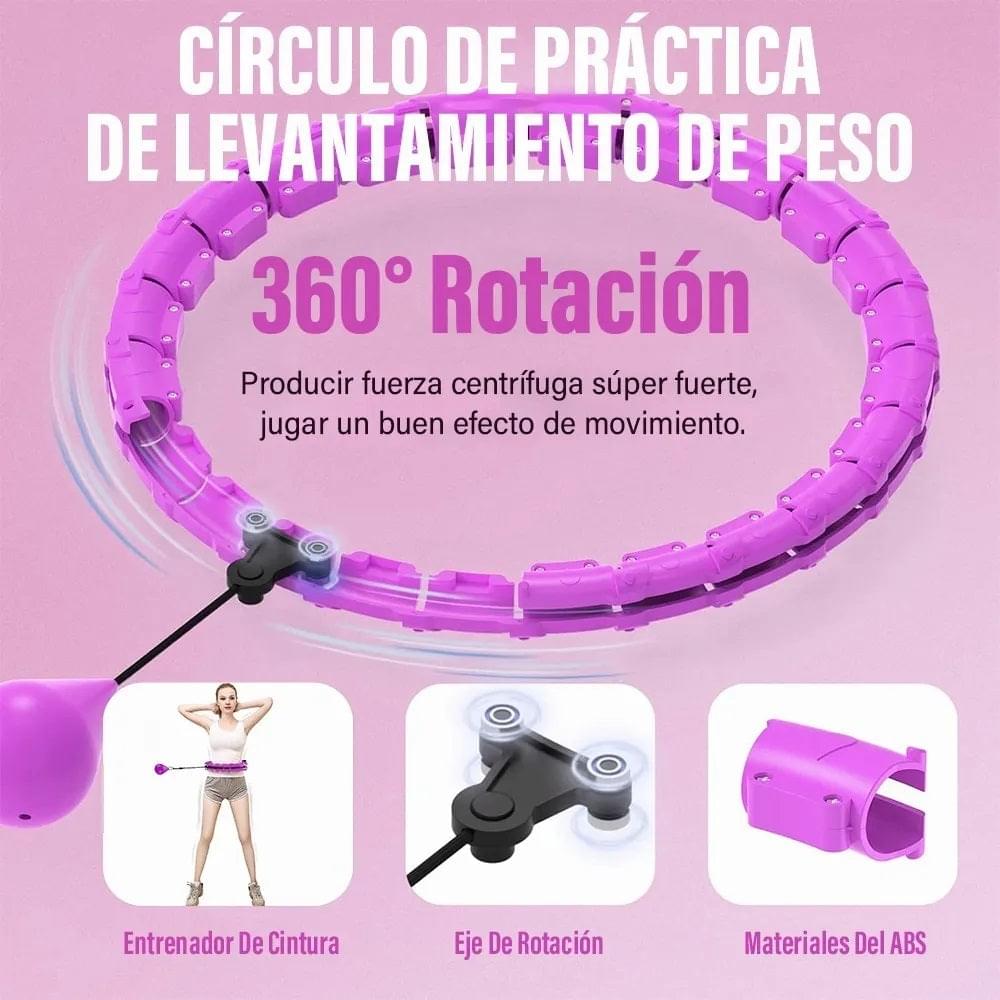 Aro Hula Hoop Ajustable Ula Ula Perdida Peso Ejercicio