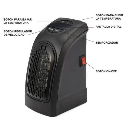 Calefactor Eléctrico de Bajo Consumo (400 W)