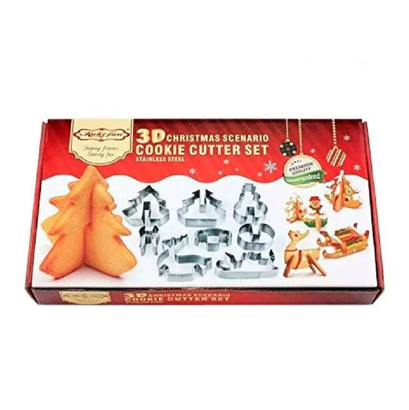 PACK DE 8 MOLDES CORTADORES DE GALLETAS